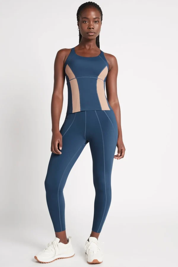 Contrast Longline Racerback Tank 124