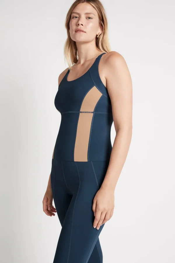 Contrast Longline Racerback Tank 124