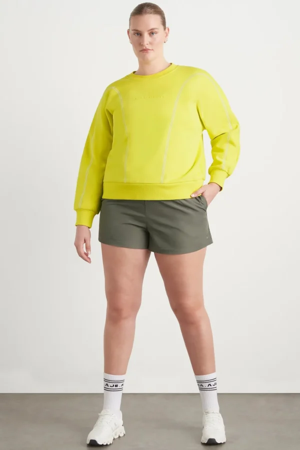 Contrast Stitch Crew Jumper 419