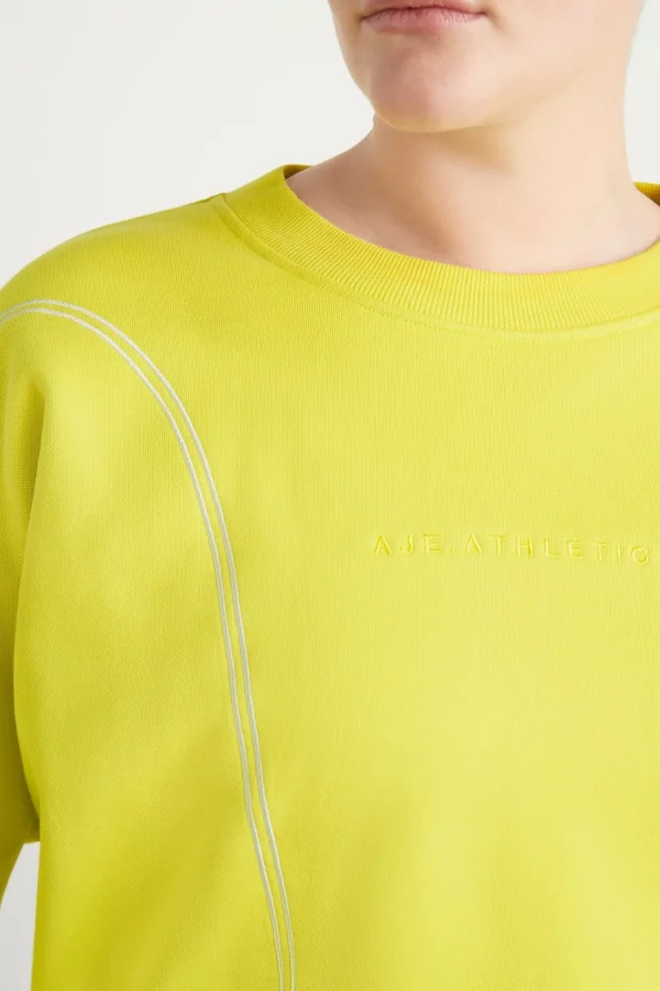 Contrast Stitch Crew Jumper 419