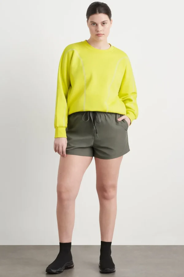 Contrast Stitch Crew Jumper 419