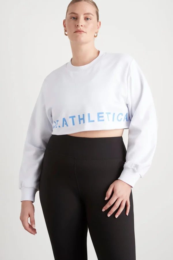 Crop Cut Out Crew Jumper 416