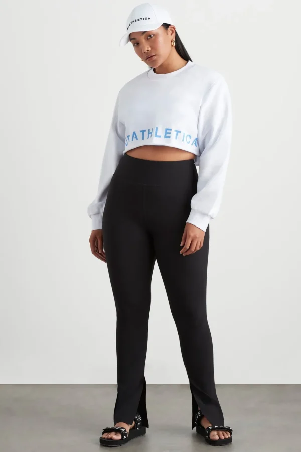 Crop Cut Out Crew Jumper 416