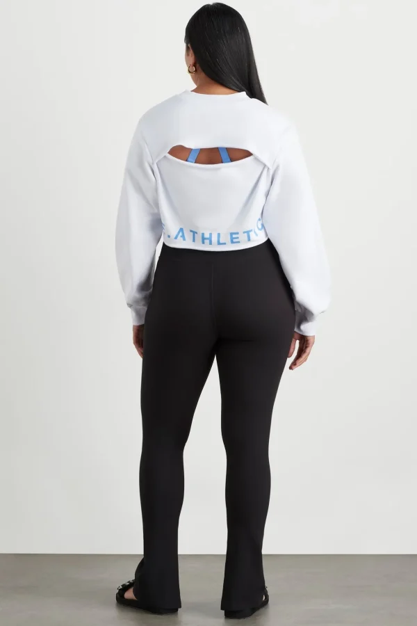 Crop Cut Out Crew Jumper 416