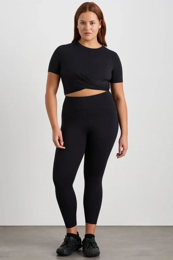 Crop Twist Front Tee 130