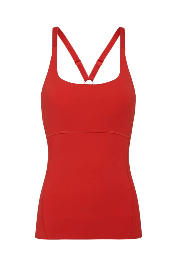 Cropped Adjustable Strap Racerback Tank 117