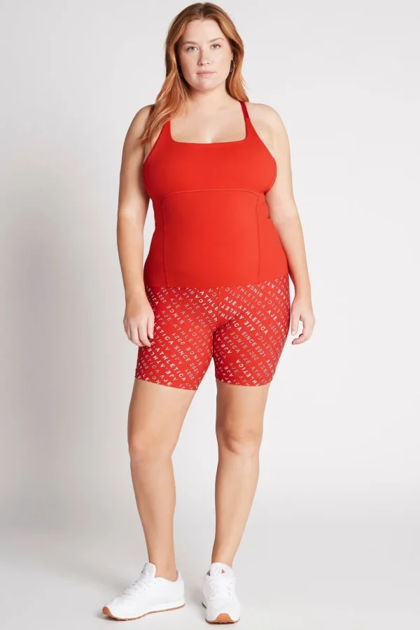 Cropped Adjustable Strap Racerback Tank 117