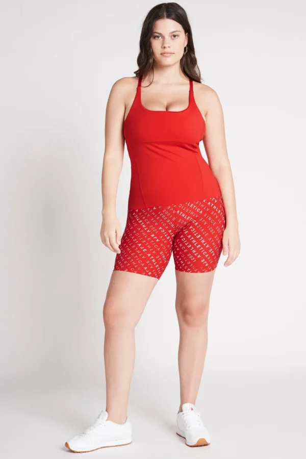 Cropped Adjustable Strap Racerback Tank 117