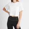 Cropped Embossed Classic Logo T-Shirt 105