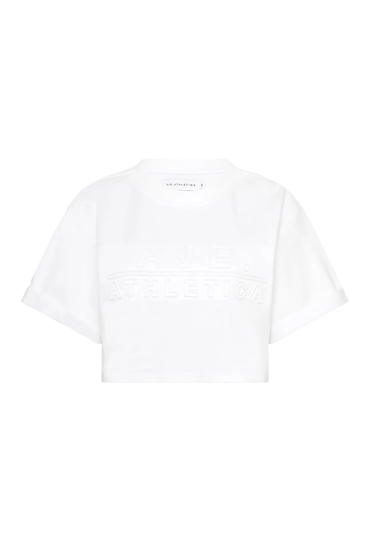 cropped_embossed_classic__1.webp Cropped Embossed Classic Logo T-Shirt 105