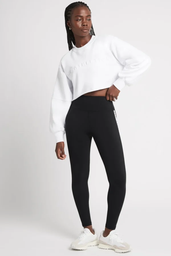 Cropped Embossed Logo Crew Jumper 413