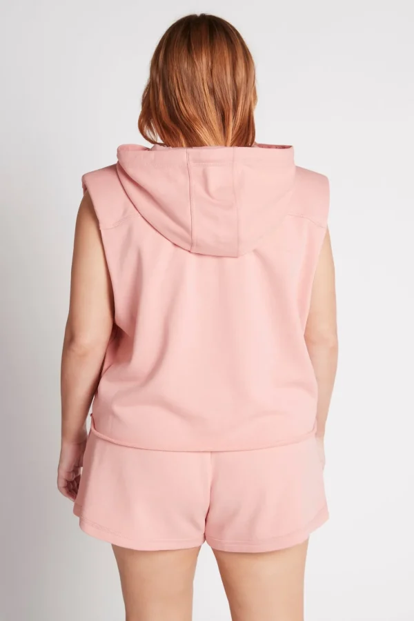 Cropped Established Short Sleeve Hoodie 402