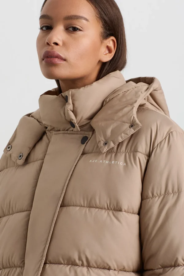 Cropped Hooded Puffer Jacket 764