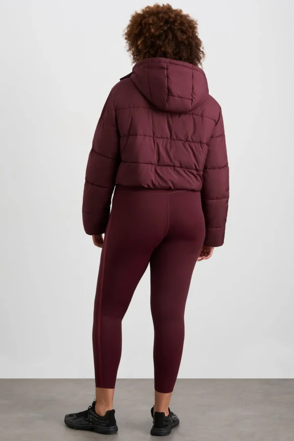 Cropped Hooded Puffer Jacket 764