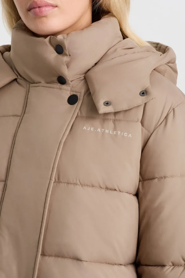 Cropped Hooded Puffer Jacket 764