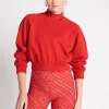 Cropped Knit Funnel Neck Jumper 408