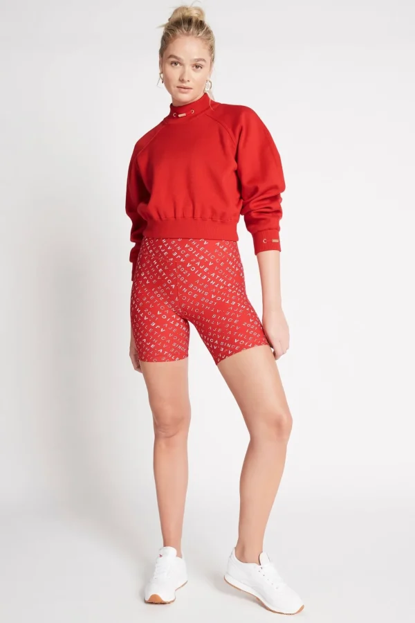 Cropped Knit Funnel Neck Jumper 408