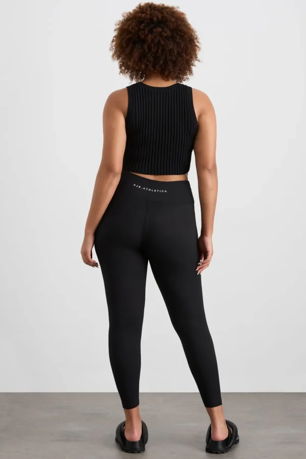 Cropped Knitted Logo Tank 135