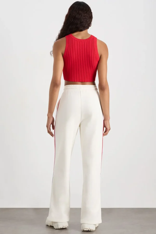 Cropped Knitted Logo Tank 135