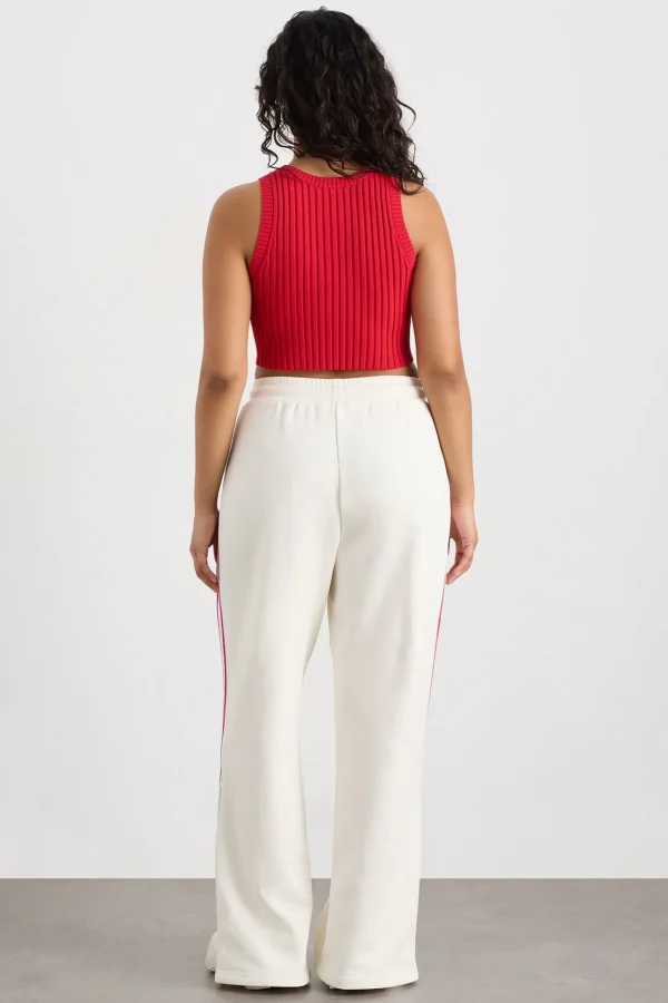 Cropped Knitted Logo Tank 135