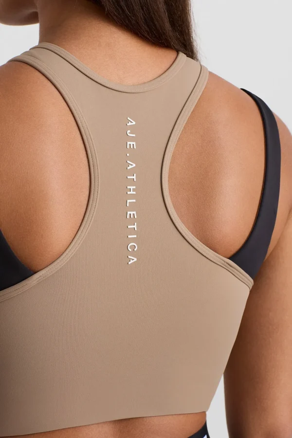 Cropped Layered Sport Tank 159