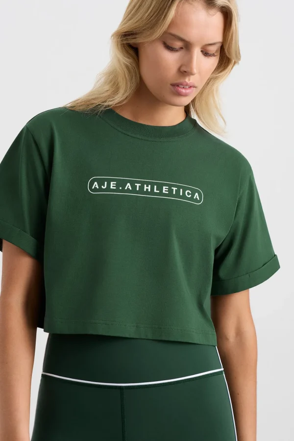 Cropped Logo Tee 105