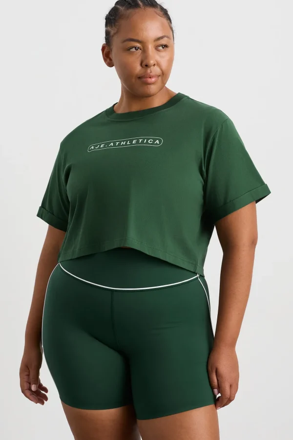 Cropped Logo Tee 105