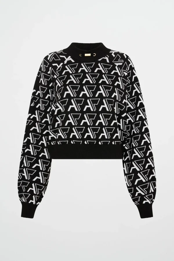 Cropped Monogram Sweater 408