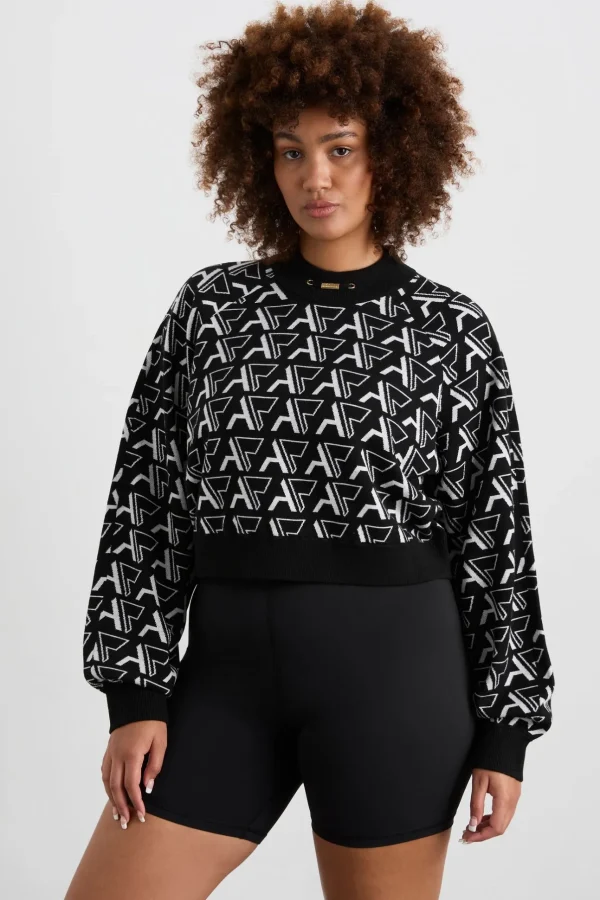 Cropped Monogram Sweater 408