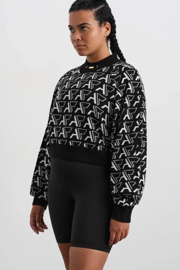 Cropped Monogram Sweater 408