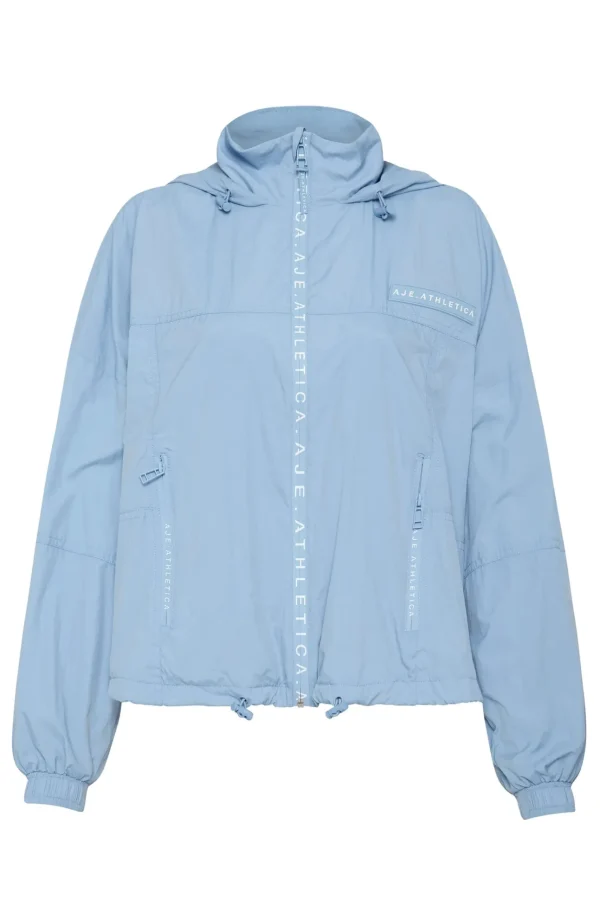 Cropped Signature Badge Logo Spray Jacket 708
