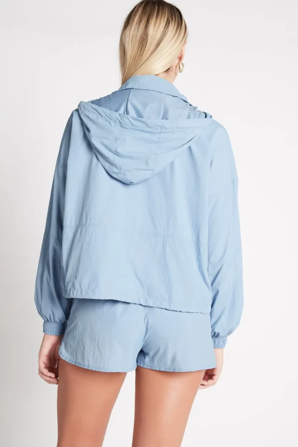 Cropped Signature Badge Logo Spray Jacket 708