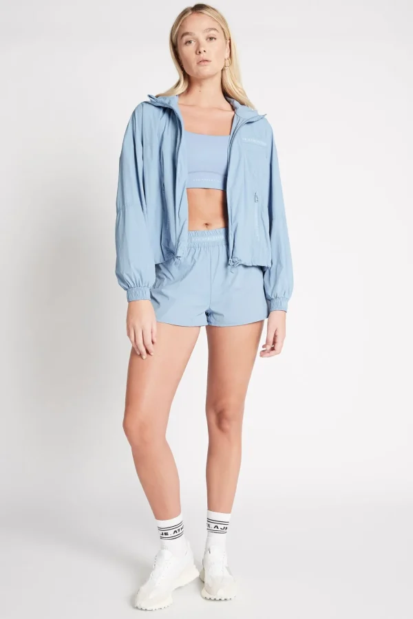 Cropped Signature Badge Logo Spray Jacket 708