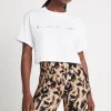 Cropped Signature Logo T-Shirt 105