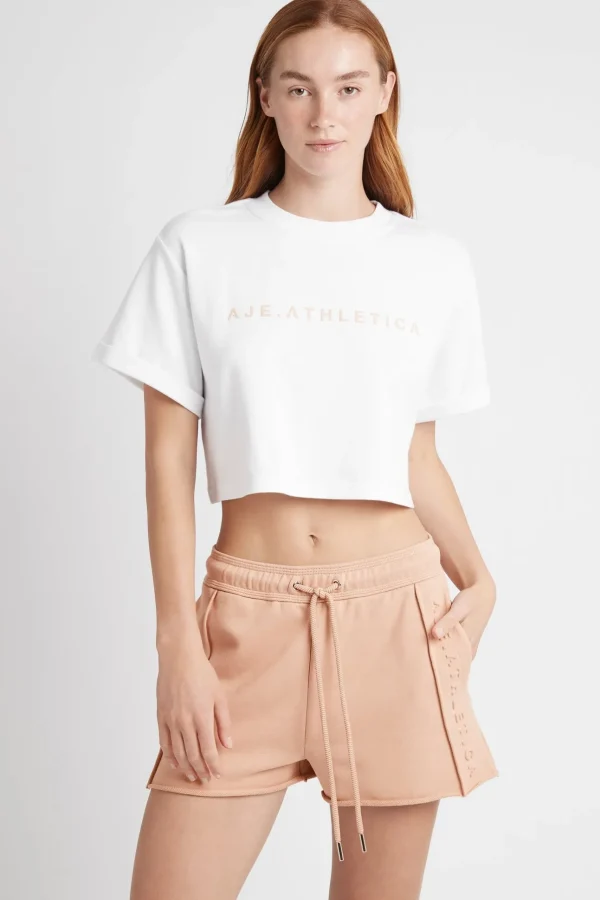 Cropped Signature Logo T-Shirt 104
