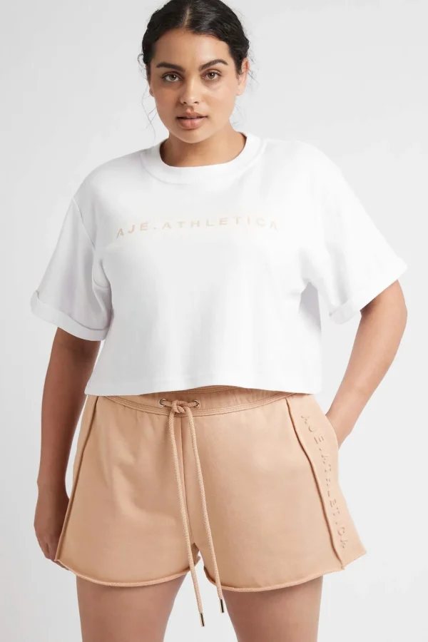 Cropped Signature Logo T-Shirt 104