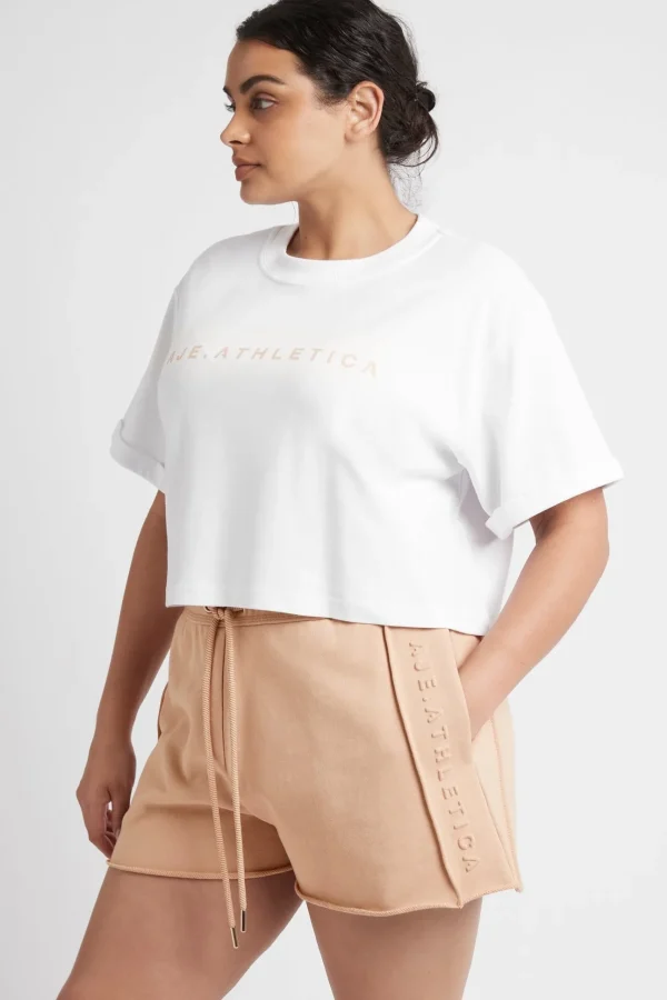 Cropped Signature Logo T-Shirt 104