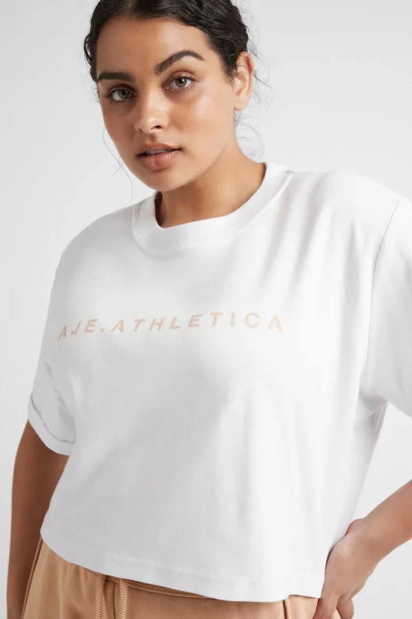 Cropped Signature Logo T-Shirt 104