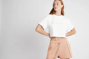 Cropped Signature Logo T-Shirt 104