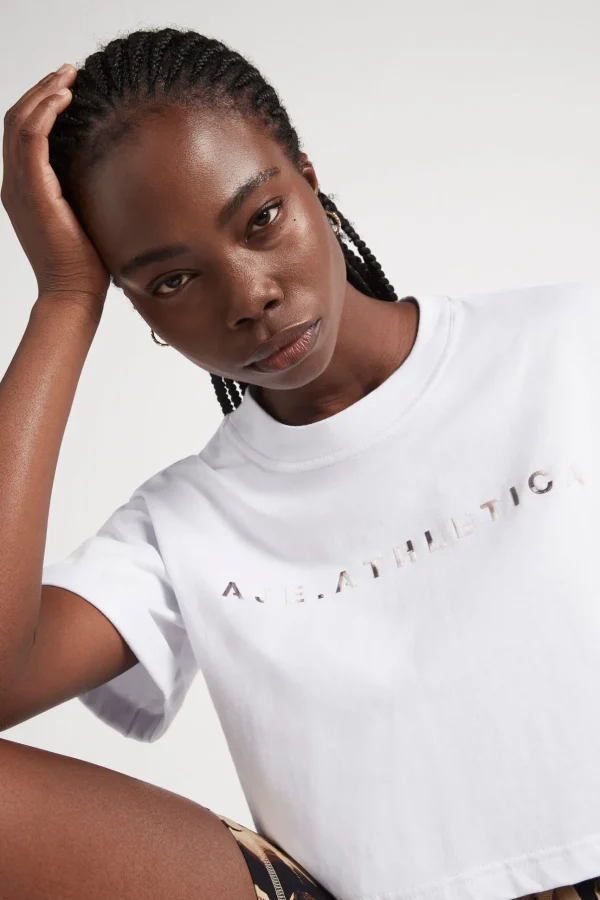 Cropped Signature Logo T-Shirt 105