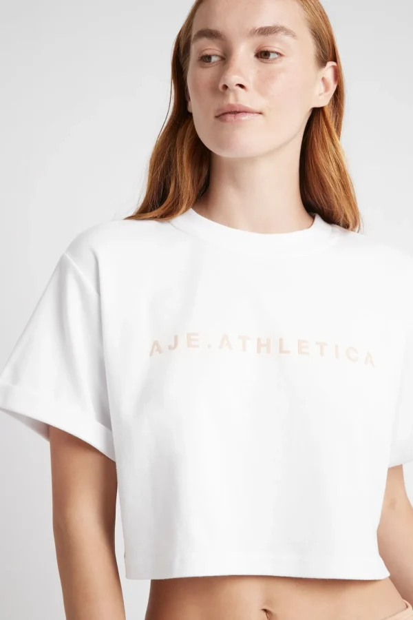Cropped Signature Logo T-Shirt 104