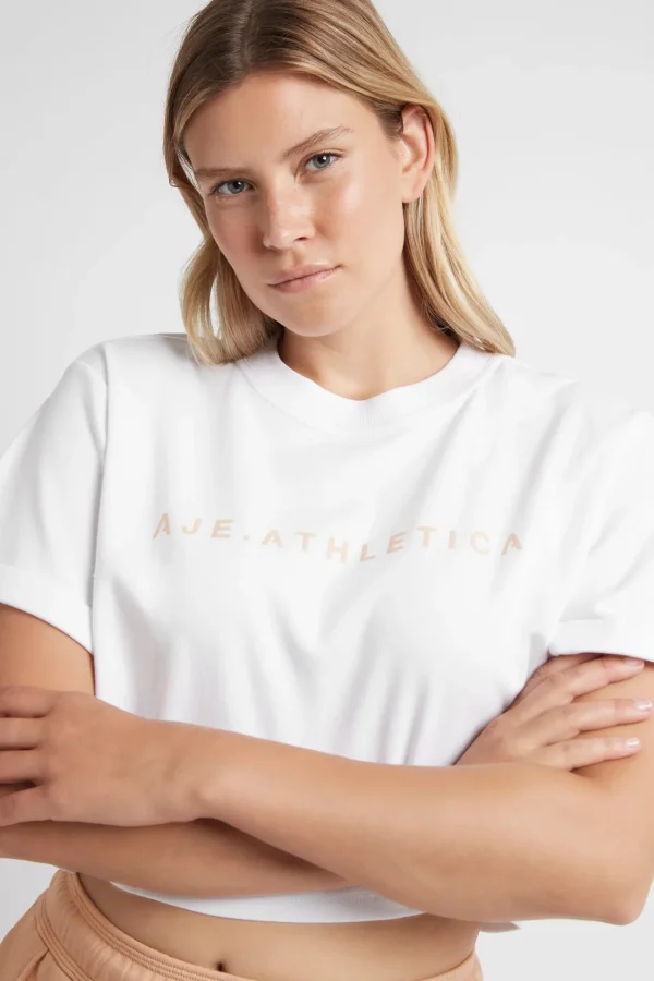 Cropped Signature Logo T-Shirt 104