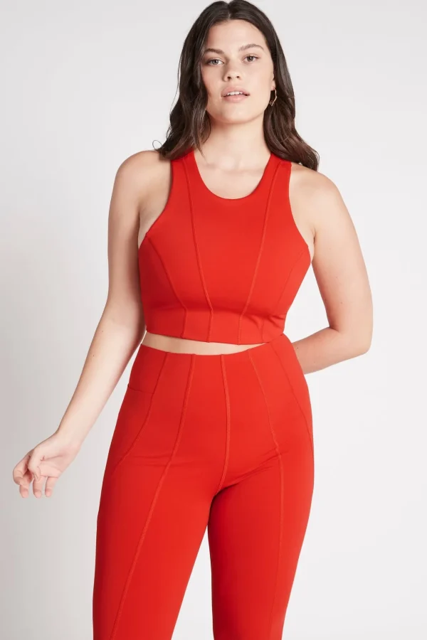 Cross Back Crop Top 316