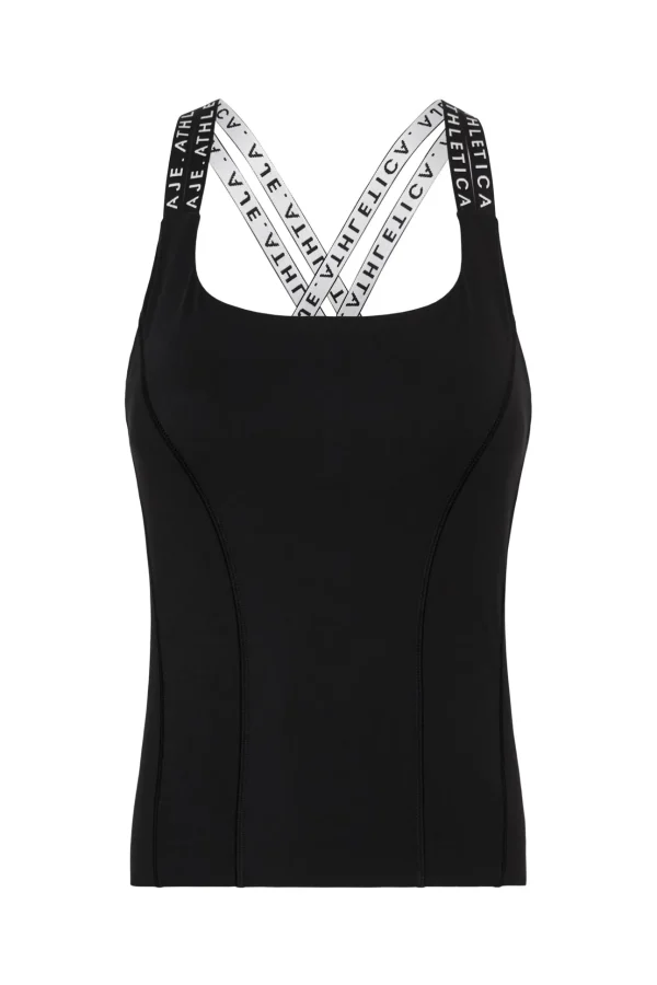 Cross Back Logotape Tank 123