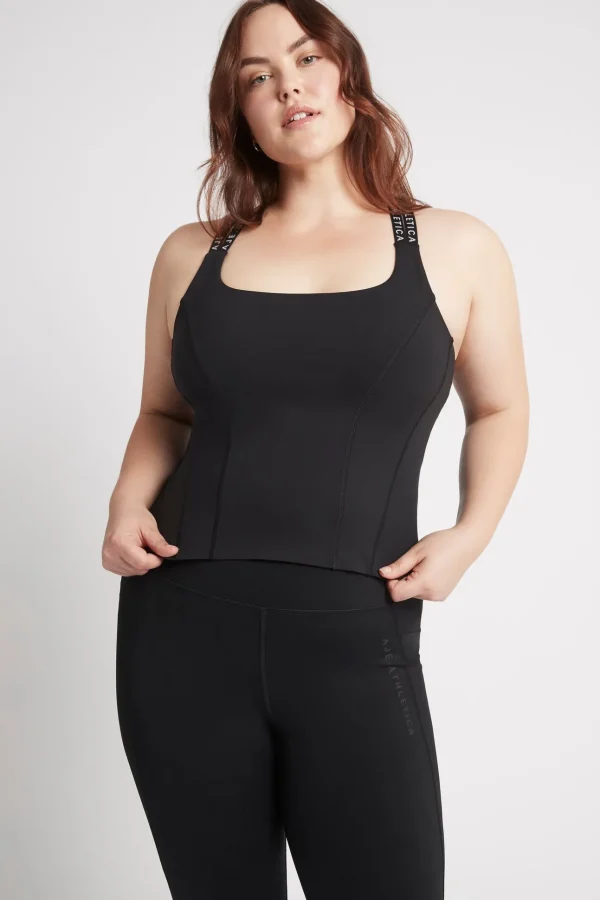 Cross Back Logotape Tank 123
