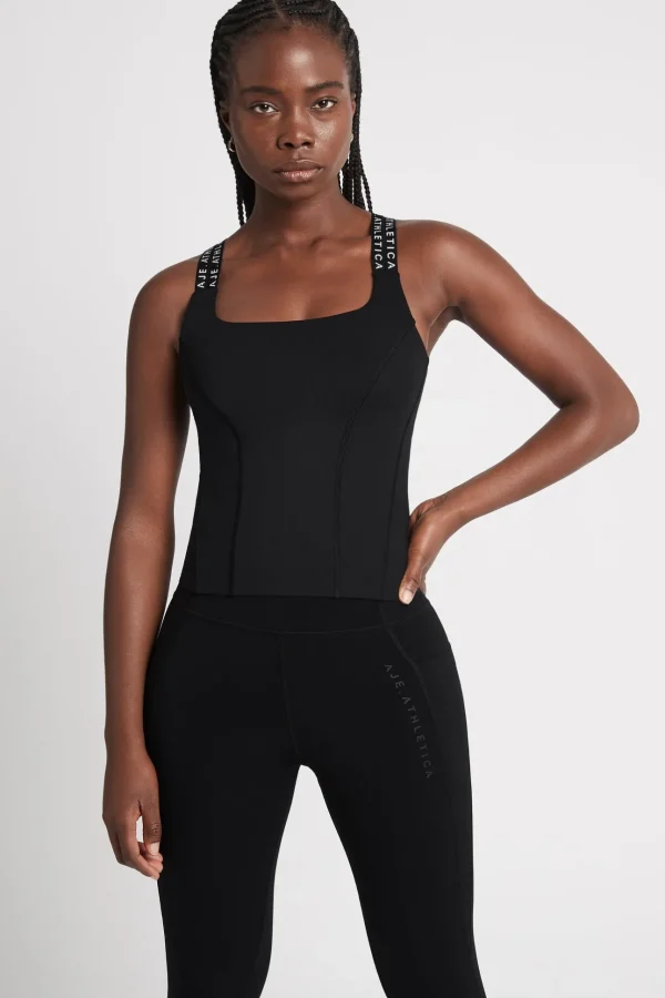 Cross Back Logotape Tank 123