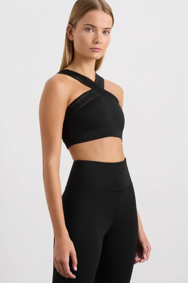 Cross Neck Sports Crop 384