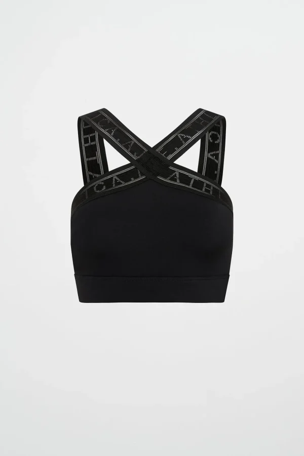 Cross Neck Sports Crop 384