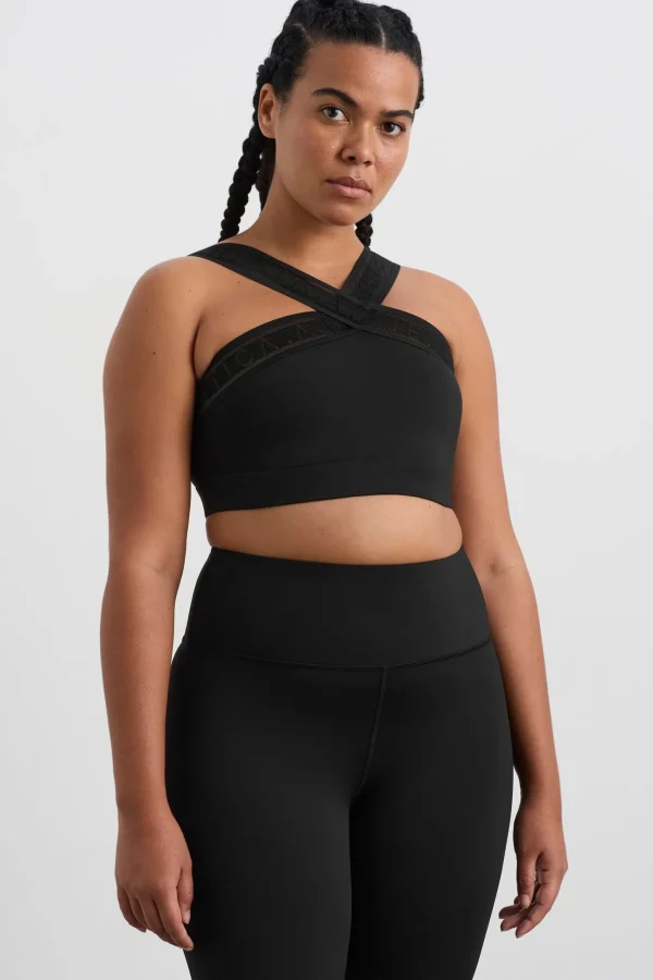 Cross Neck Sports Crop 384