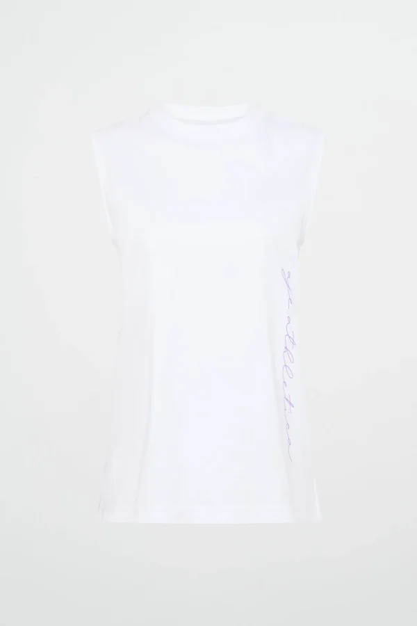 Cursive Logo Longline Tank 101